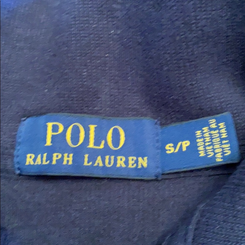 Navy Blue Polo Pull Over - image 4